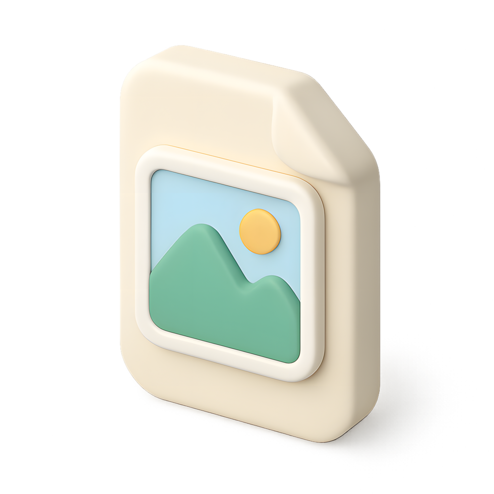 Digital photo icon for app interface png