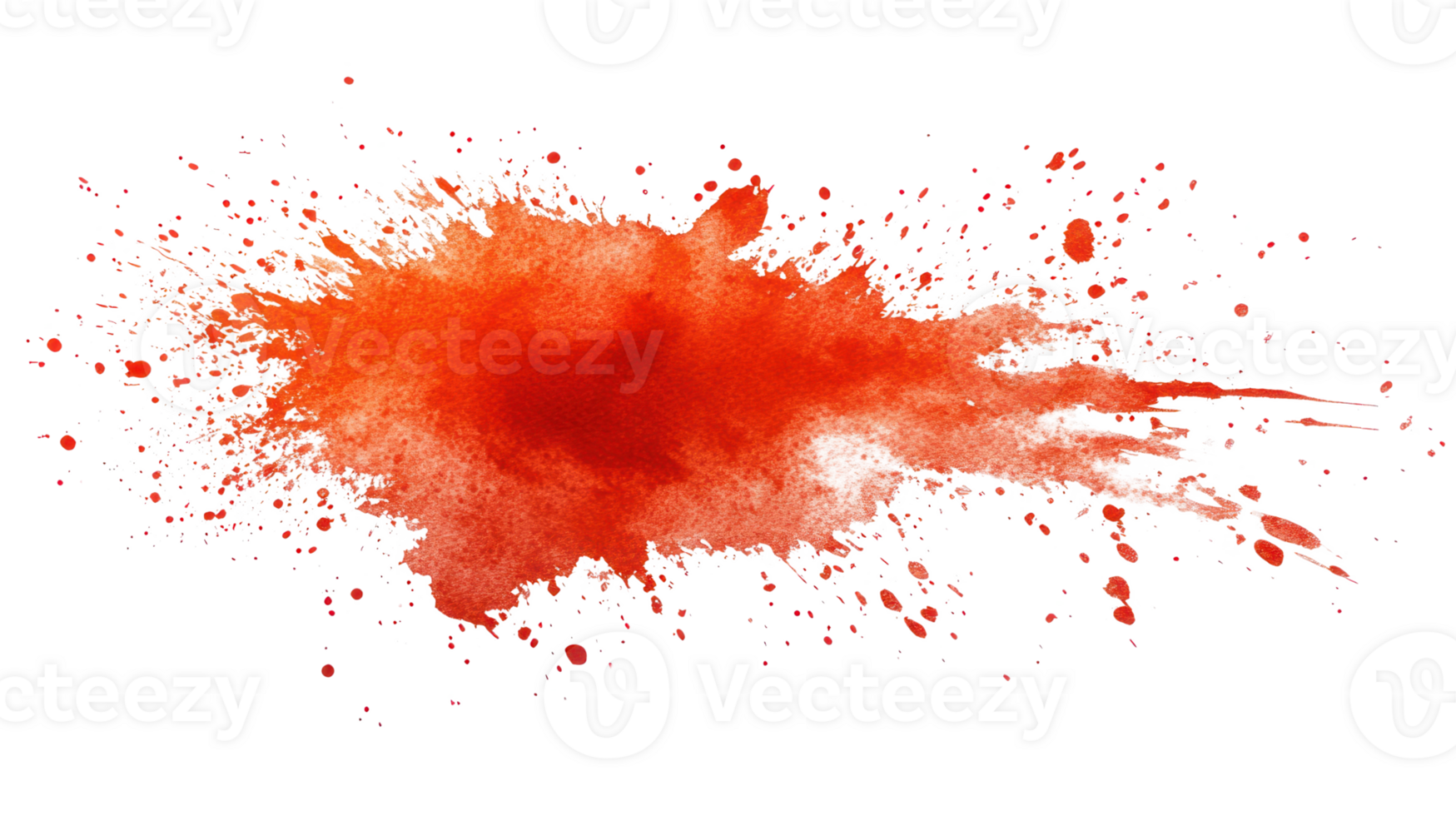 Bright red paint splash on a white background showcasing creativity and artistic expression png