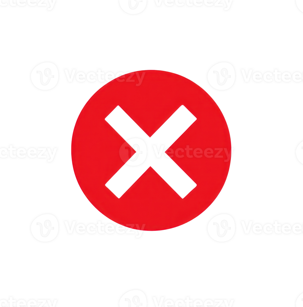 Red circle with a white cross symbol indicating a prohibition or restriction png