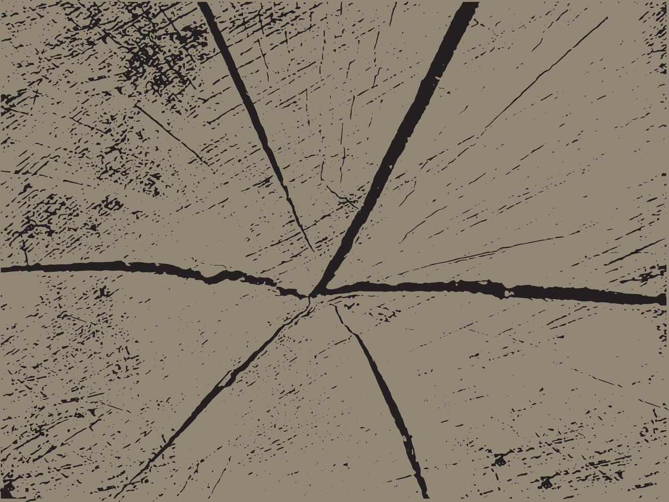 Abstract grunge texture background with radial lines and scattered particles silhouette vector