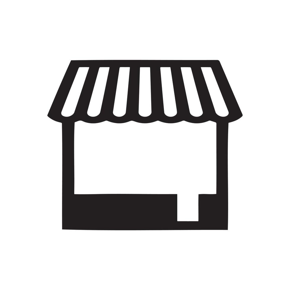 Shop Icon for ECommerce Websites and Mobile Apps vector