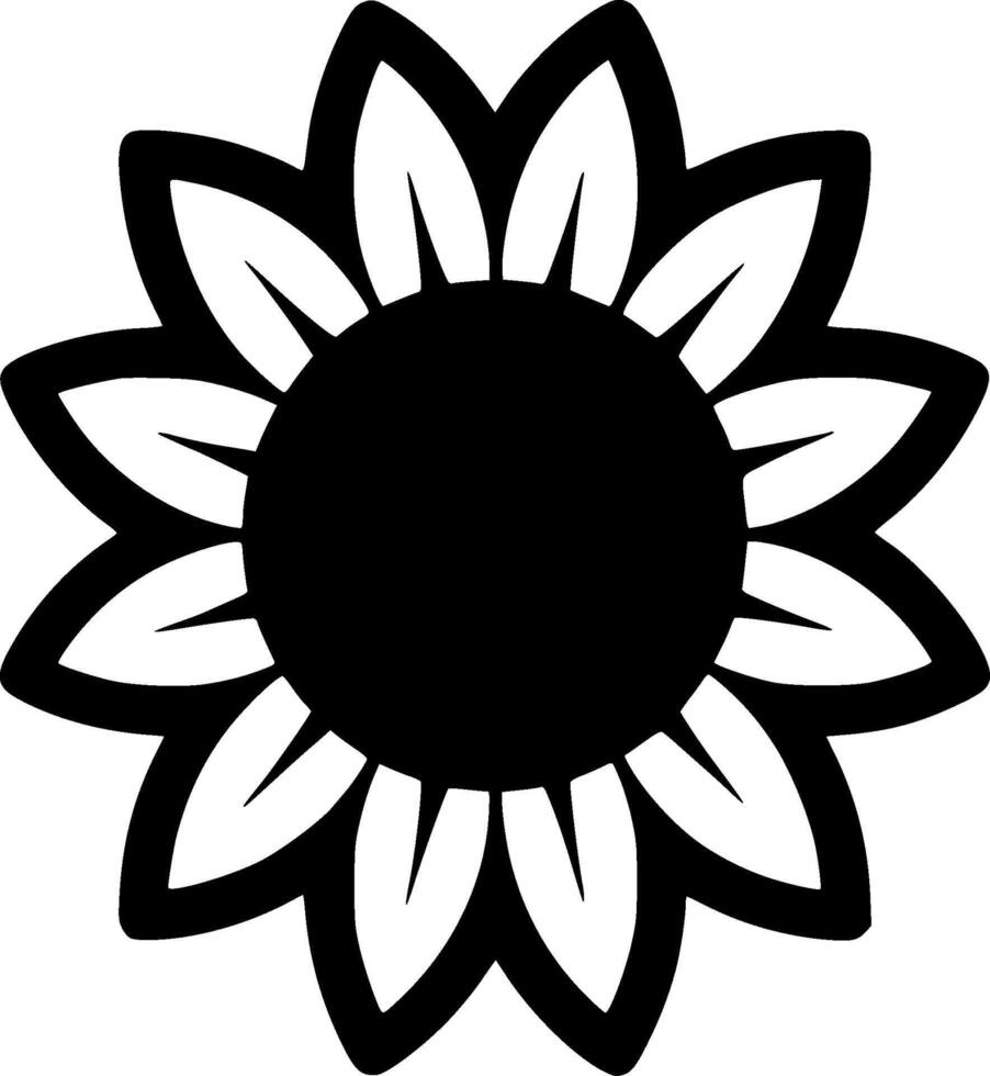 Premium Floral Artistry Vibrant Flower Design for T-Shirts and Mugs - Unique Botanical Gifts, Quality Craftsmanship Black and White illustration vector