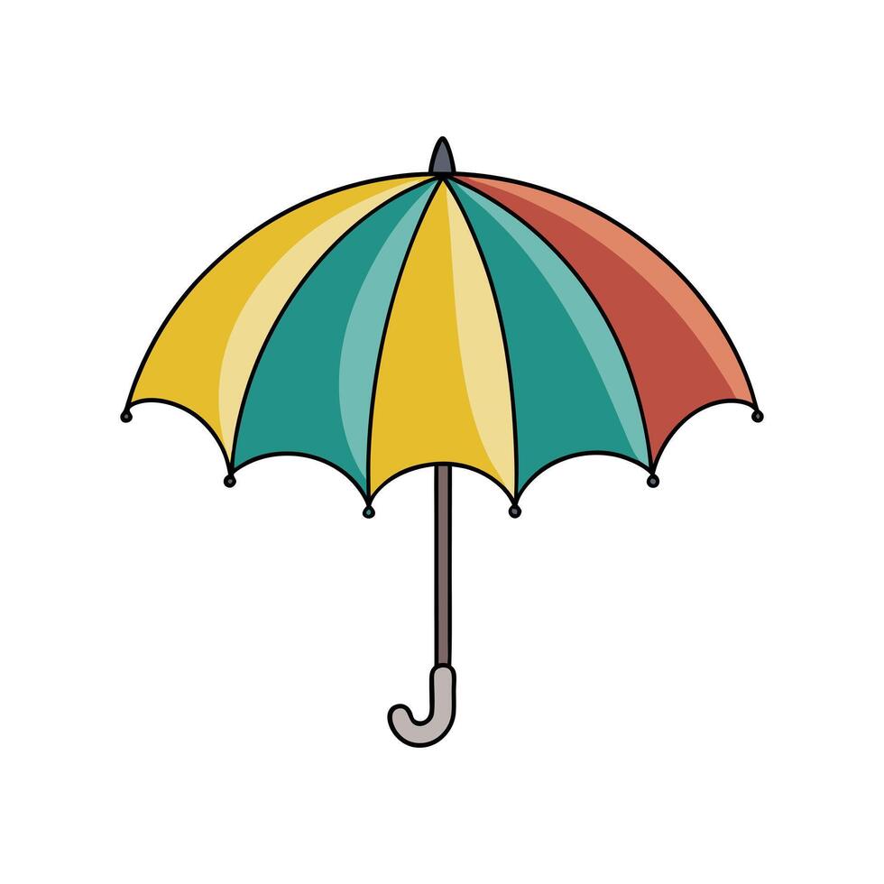 Umbrella Illustration Isolated on White Background vector