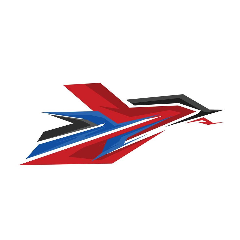 car livery decal design. car body wrap decal rally vector