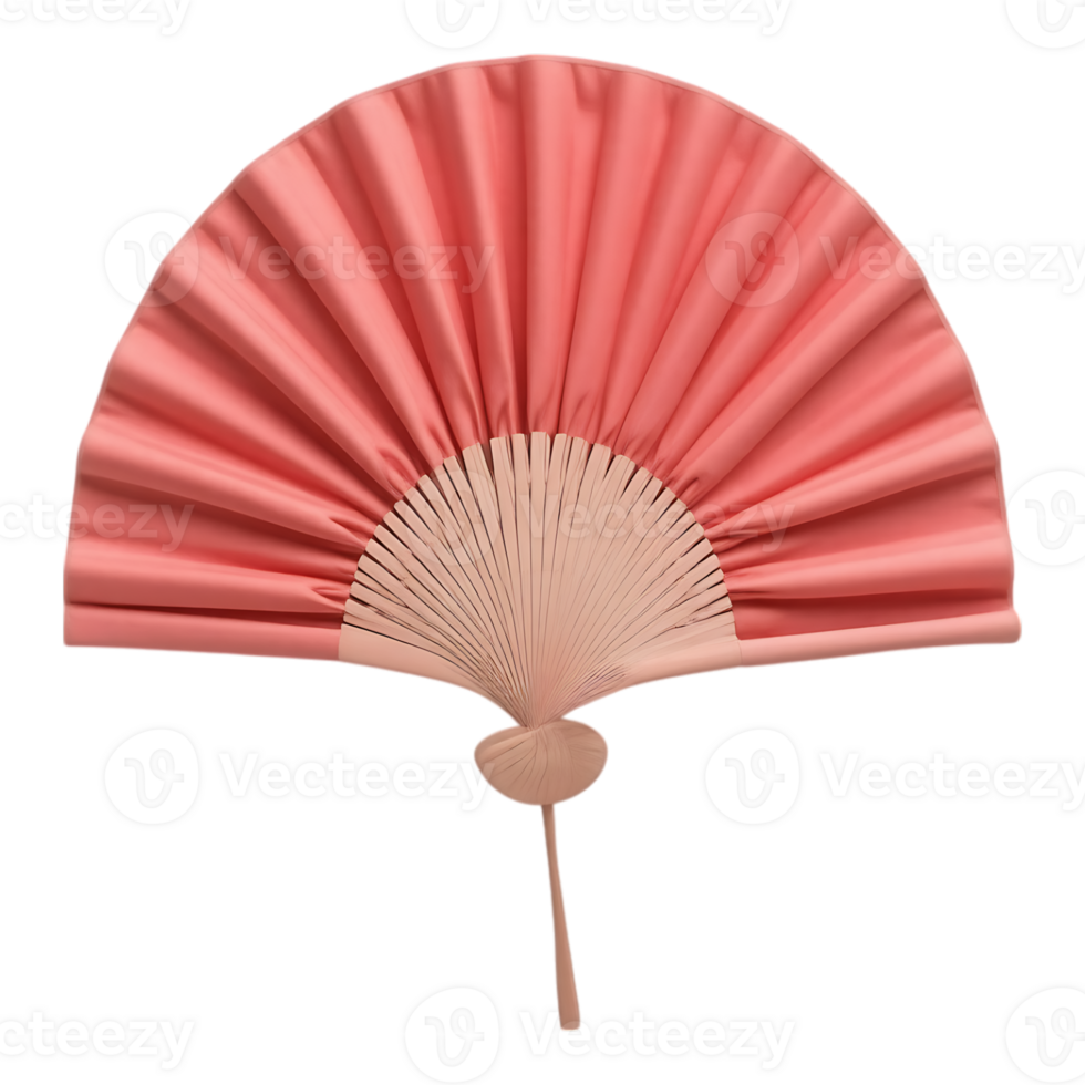 Elegant Pink Hand Fan png