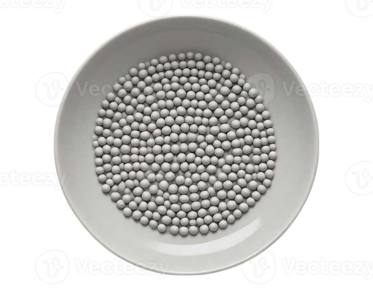 Plate of Spherical Objects png