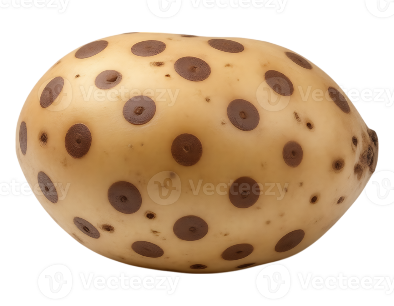 Unique Fruit with Circular Markings Resembling Chocolate Chips png