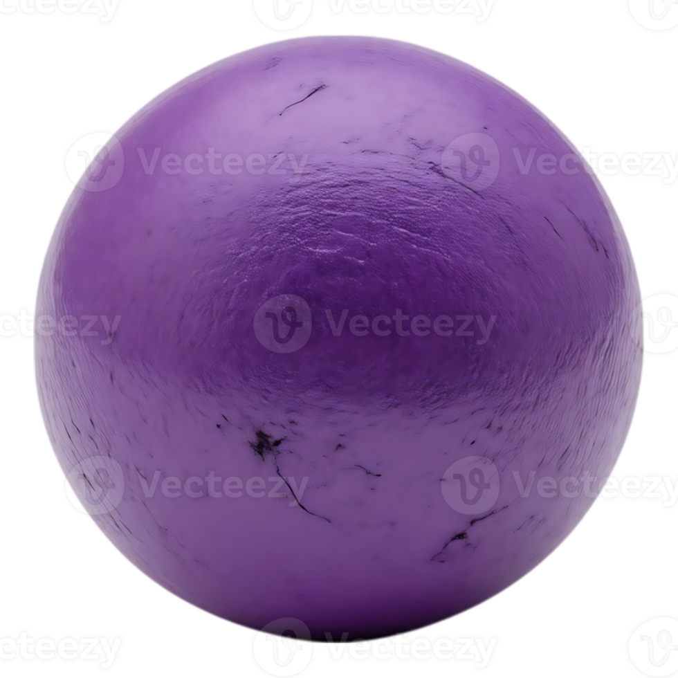 Purple Sphere with Textured Surface png