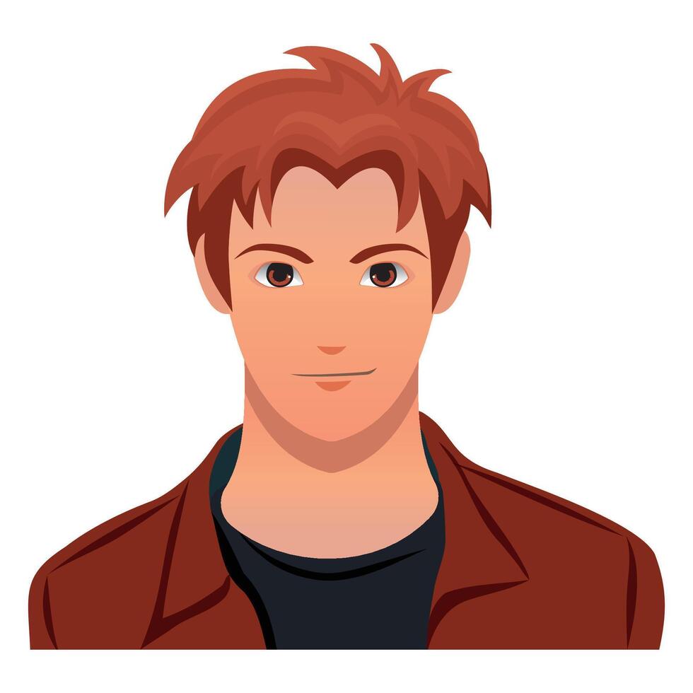 Young man illustration vector
