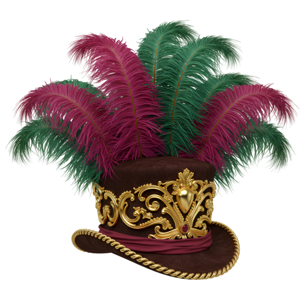 Colorful Feather Mask Carnival Decoration png