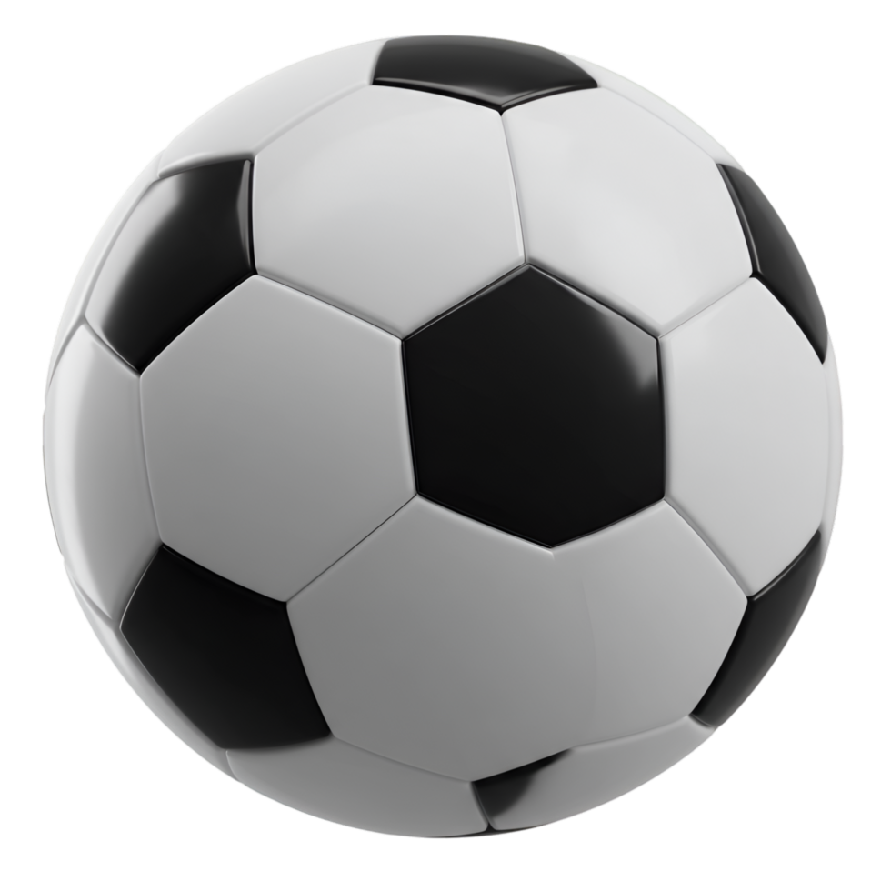 Black White Soccer Ball Sports png