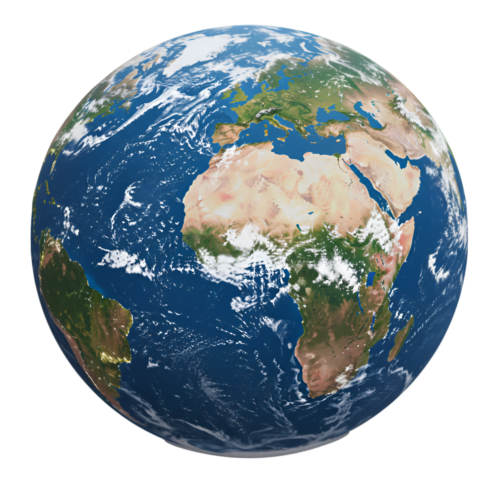 Blue Earth Globe World Planet png