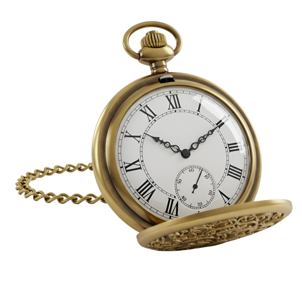 Gold Pocket Watch Timepiece Accessory png