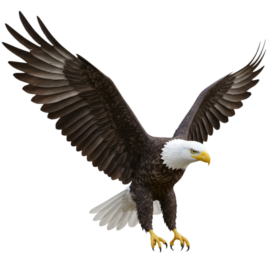 Eagle Soaring Wings Spread png