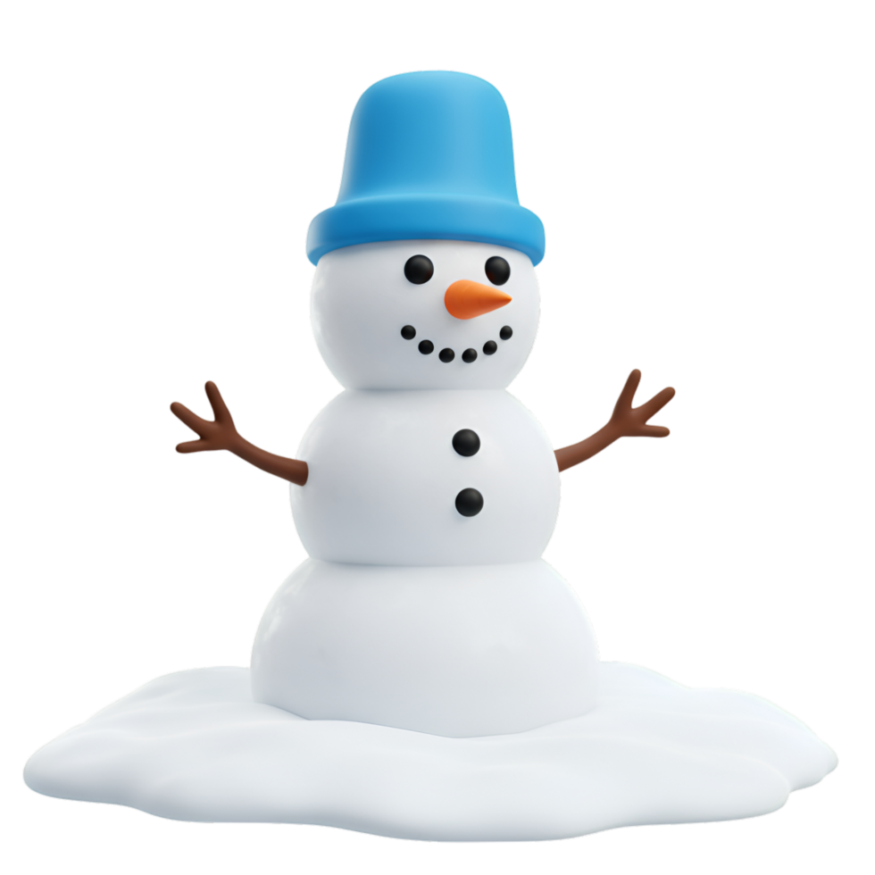Snowman Winter Holiday Decoration png