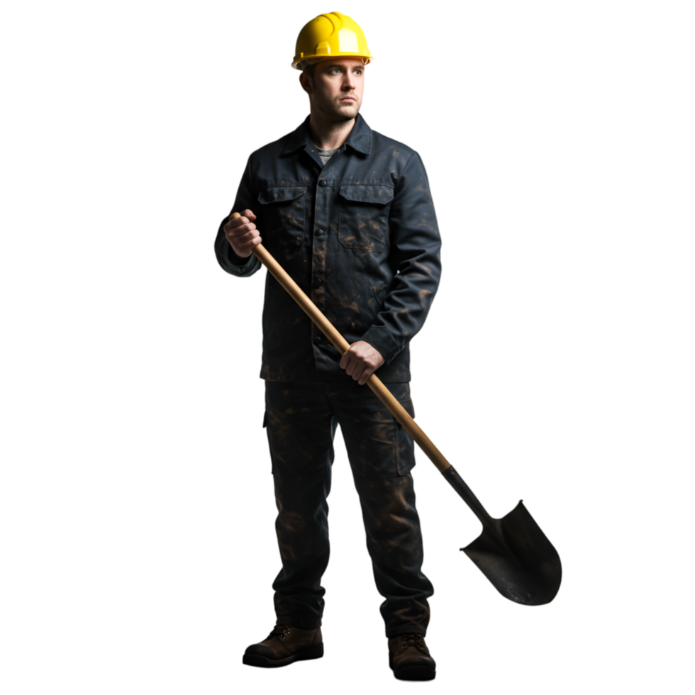 Man Construction Worker Hard Hat Blue man png
