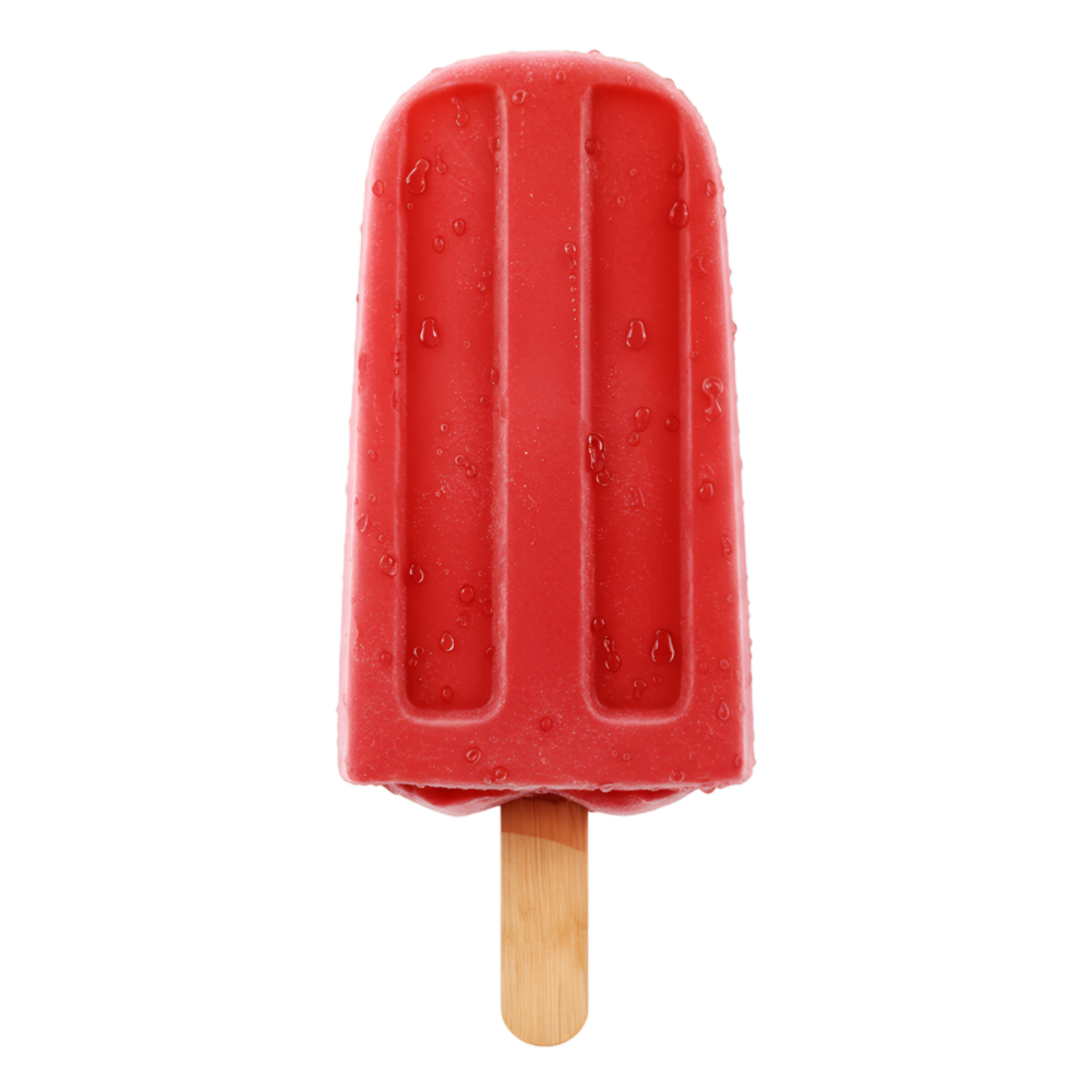 Red Popsicle Ice Cream Summer Treat red, popsicle, ice, cream png