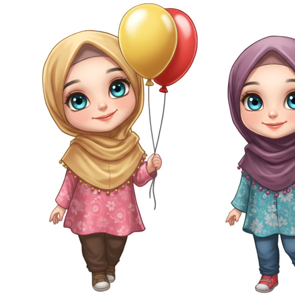 Two children playing together with toys in joyful activity png