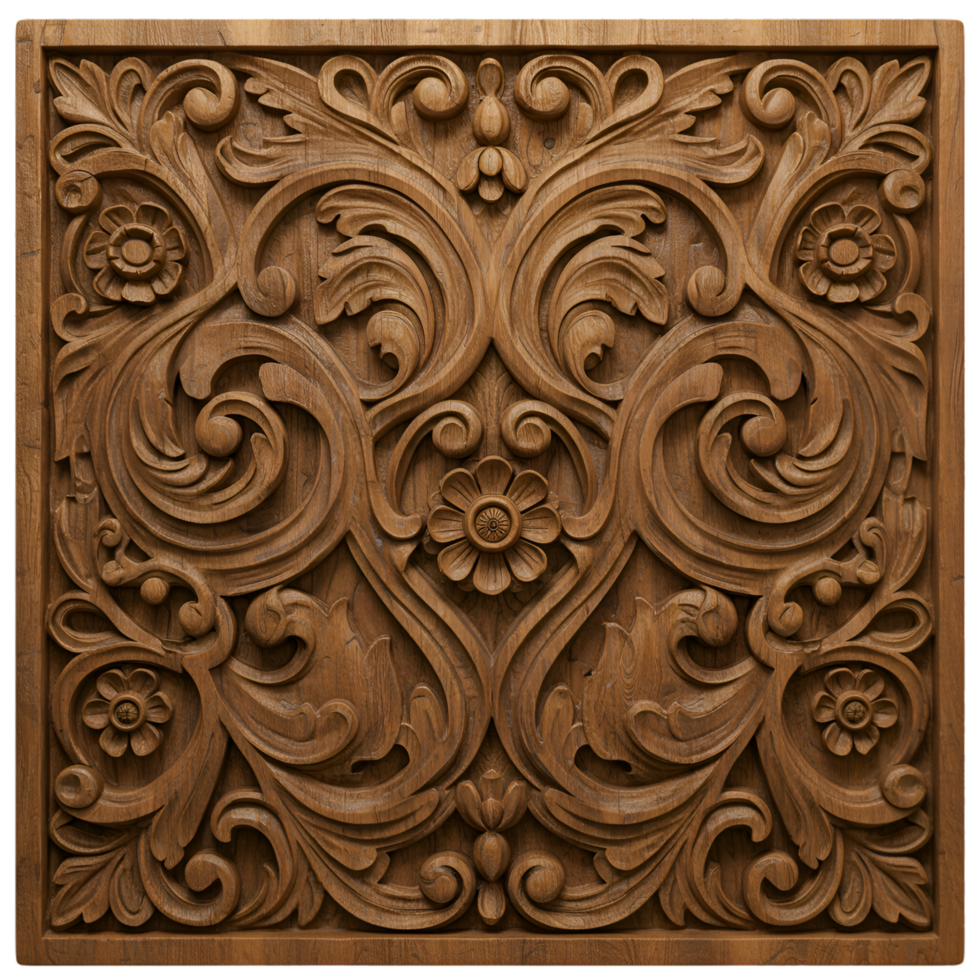 Castanho texturizado superfície com recorrente geométrico padronizar e Projeto png