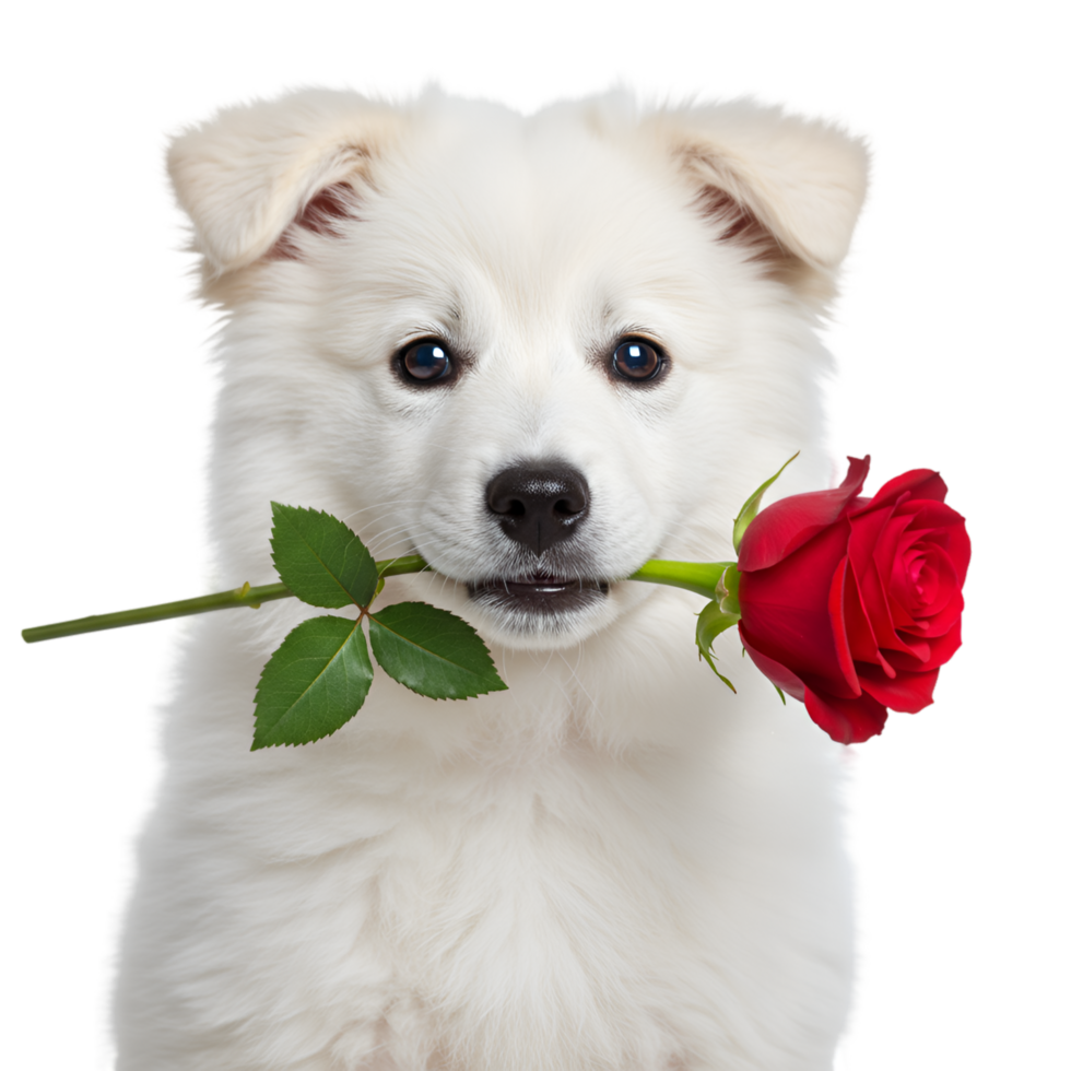 White rose and red rose arranged together in bouquet png