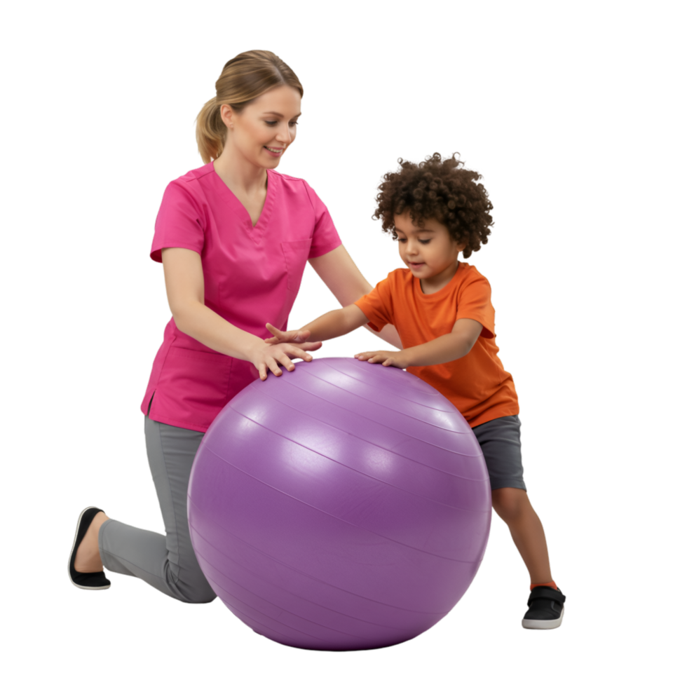 Children playing with ball and active healthy exercise png