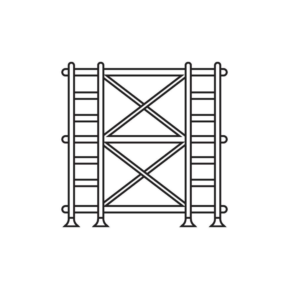 scaffolding icon symbol vector