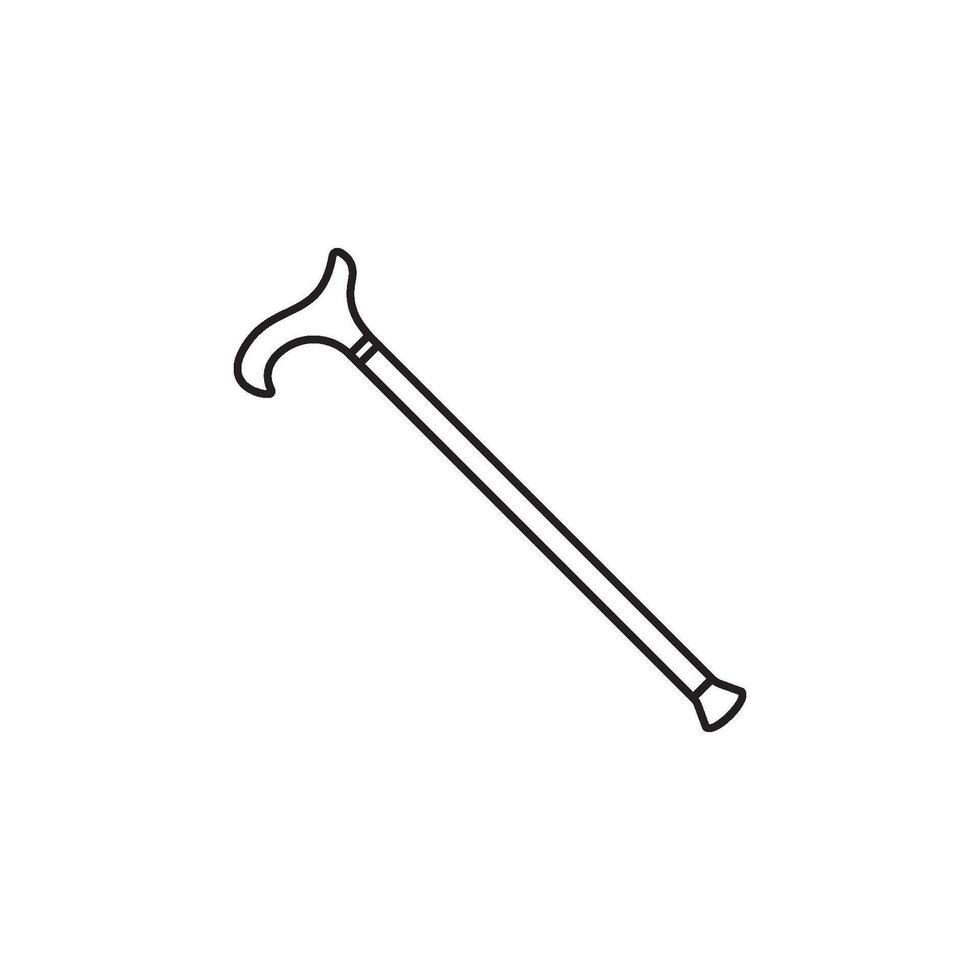 Medical crutches element icon vector