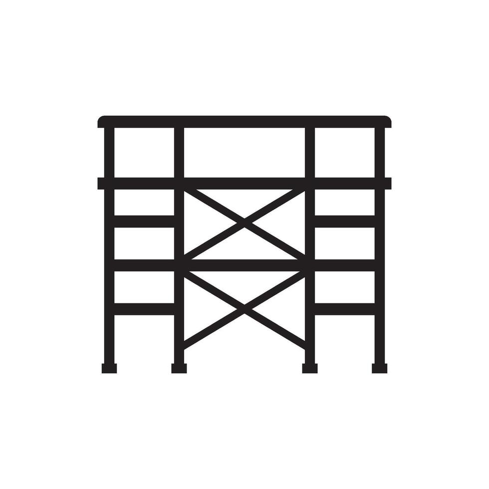 scaffolding icon design vector