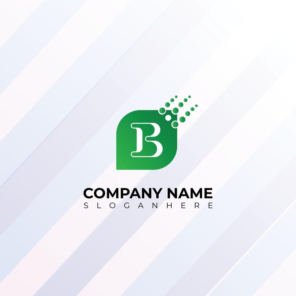 Initial Letter B Logo Design. B Logo Design. Creative And Modern B logo. vector
