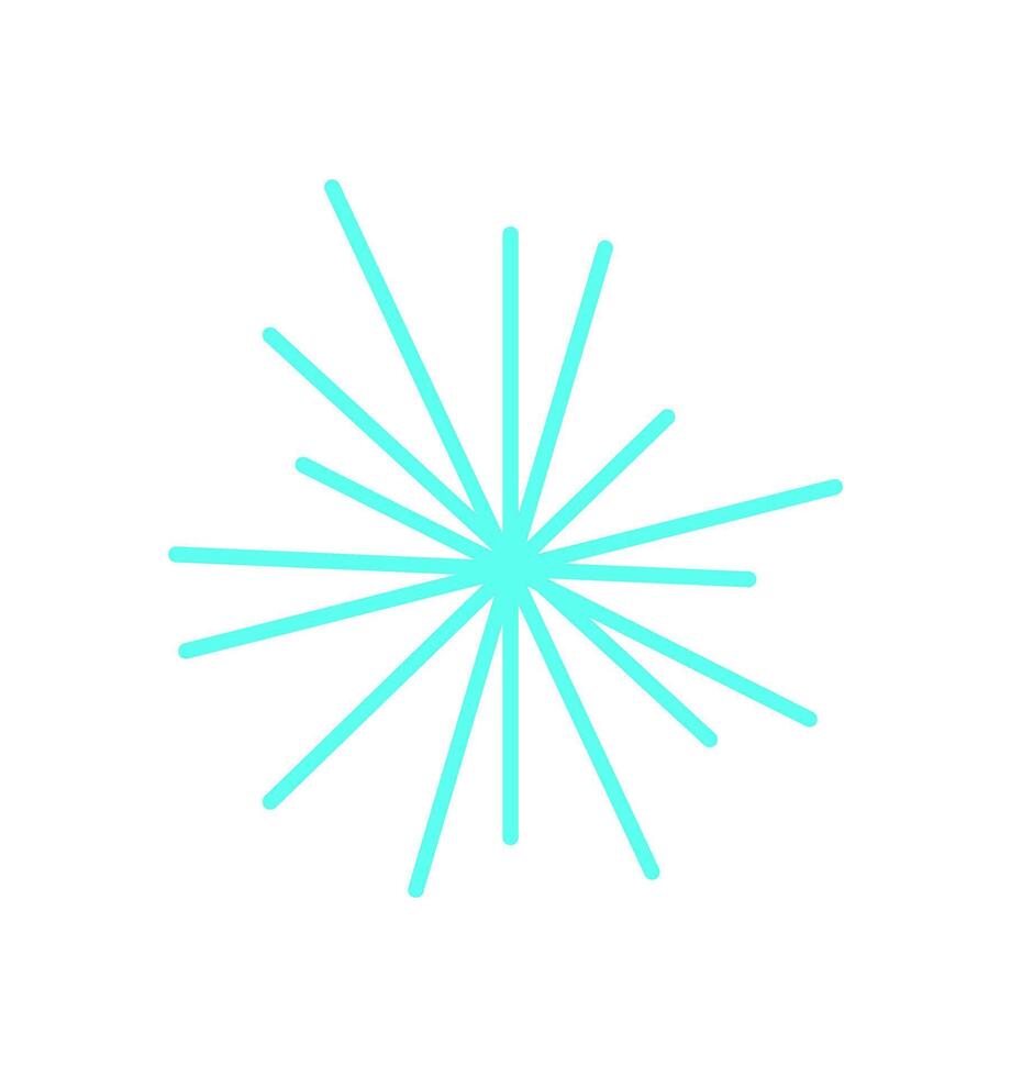 Y2K star badge icon. Retro star shape element. Abstract design, modern aesthetic, potential usage in decoration and trendy graphic projects. vector