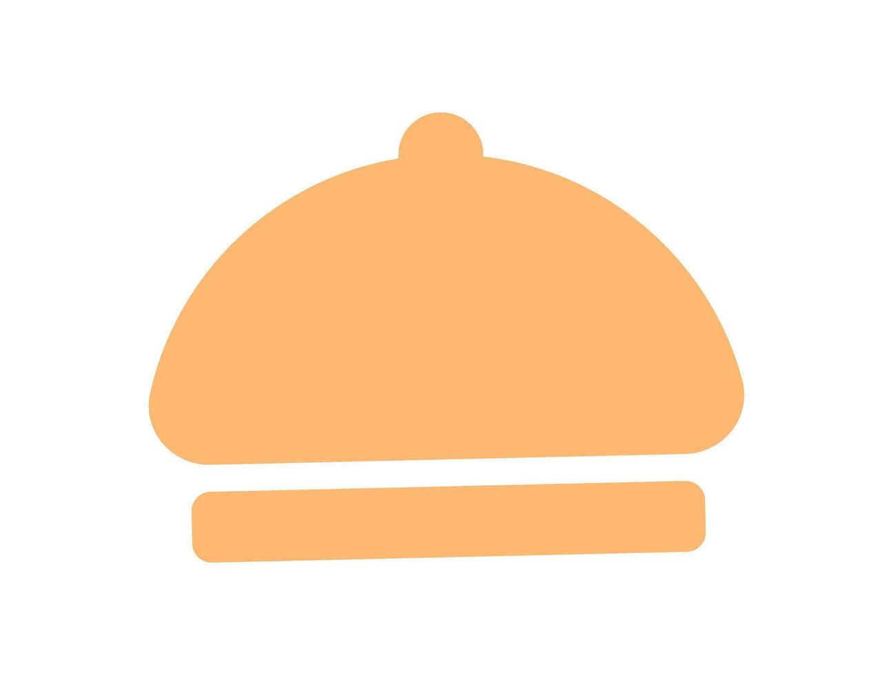 Gourmet food cover icon presents a delicious dish. A modern design of a meal that is perfect for presentation. Ideal for restaurant service, dining, kitchen, and foodservice menus. vector
