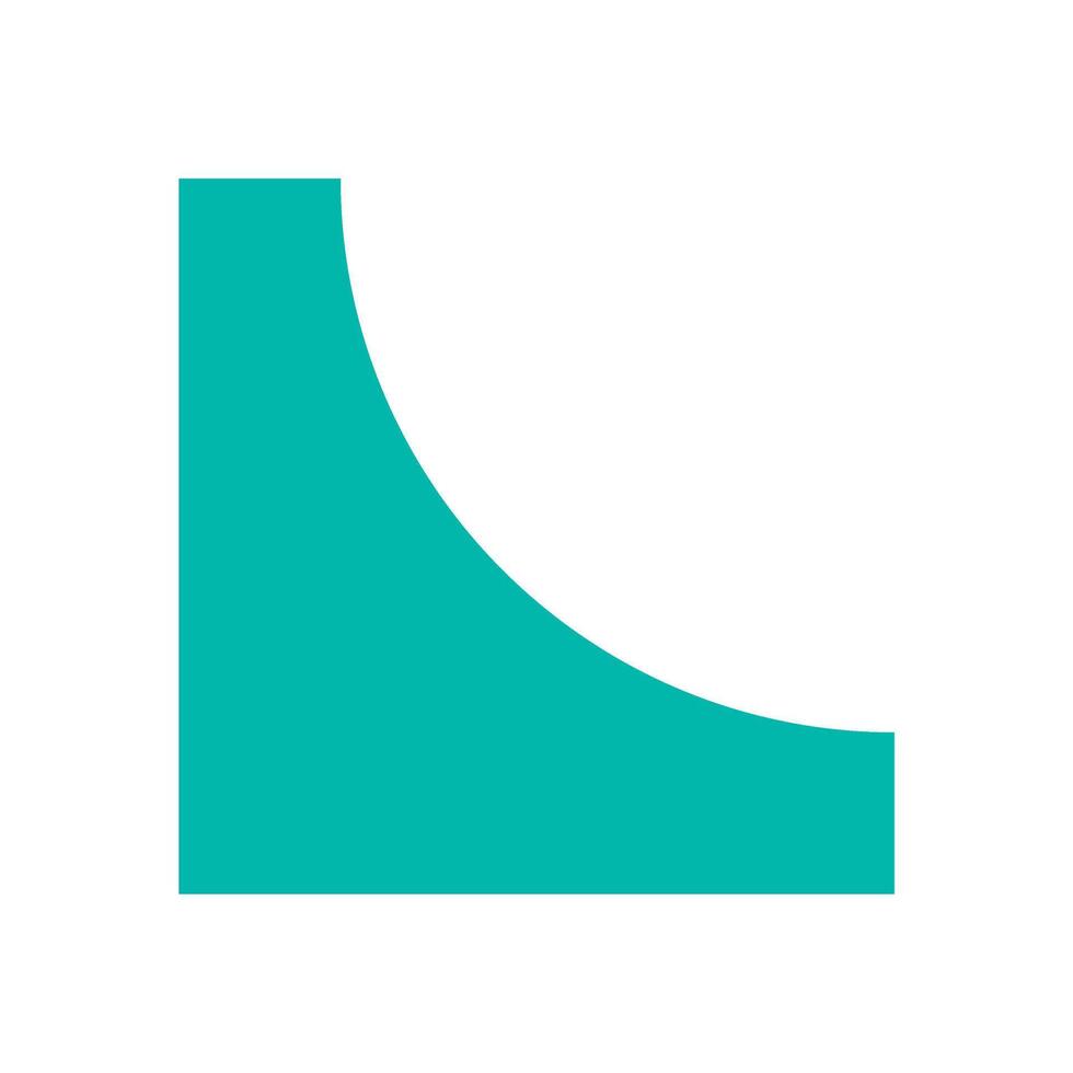 Bold abstract circle icon. Minimalistic symbol of a curve shape. This brutalist element highlights modern brutalism and y2k aesthetics, perfect for trendy graphic applications. vector