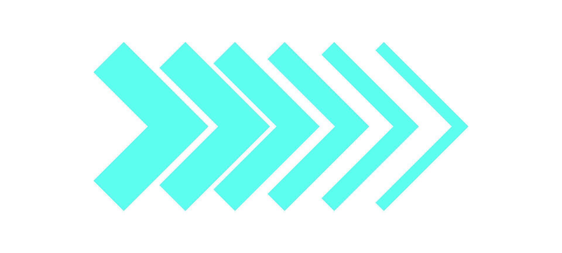 Y2K arrow shape shape. Modern abstract symbol in a flat design. Retro icon from the 90s, featuring geometric elements. Cool aesthetic, suitable for trendy streetwear decoration or vintage posters. vector