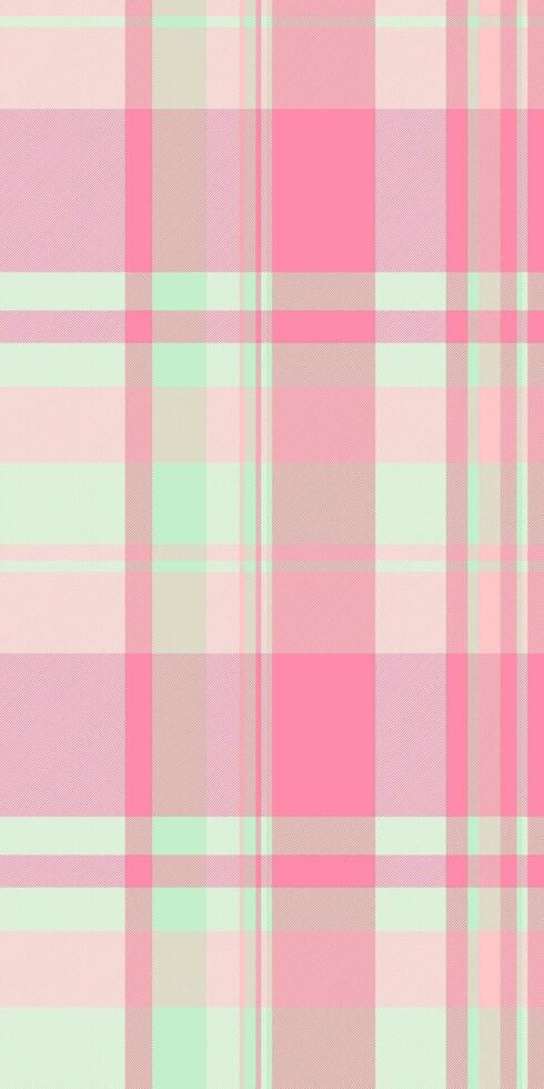 Gentle pattern plaid background, blanket texture tartan fabric. Teenage check seamless textile in light and red colors. vector