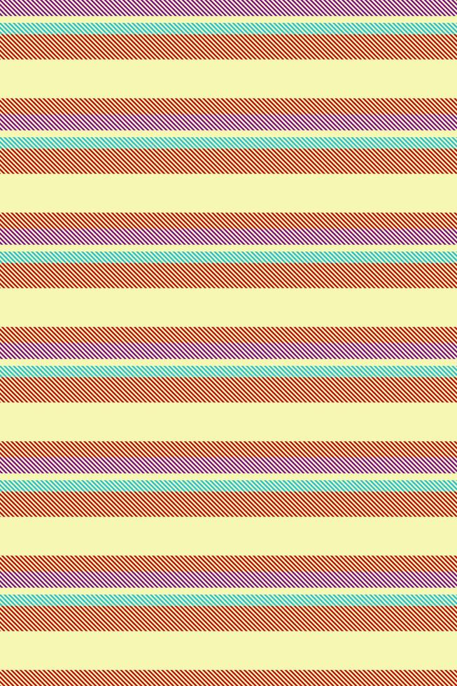 Aztec textile seamless, tie pattern stripe vertical. Choice lines background texture fabric in light and red colors. vector