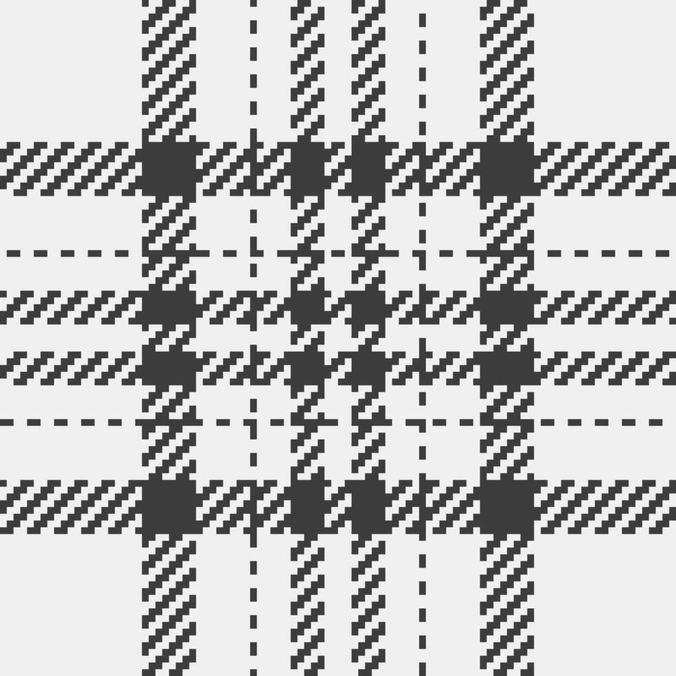 Stylish black and white plaid pattern. Perfect for textile design, fashion, web backgrounds, and stationery. A classic, timeless design with a modern edge. vector