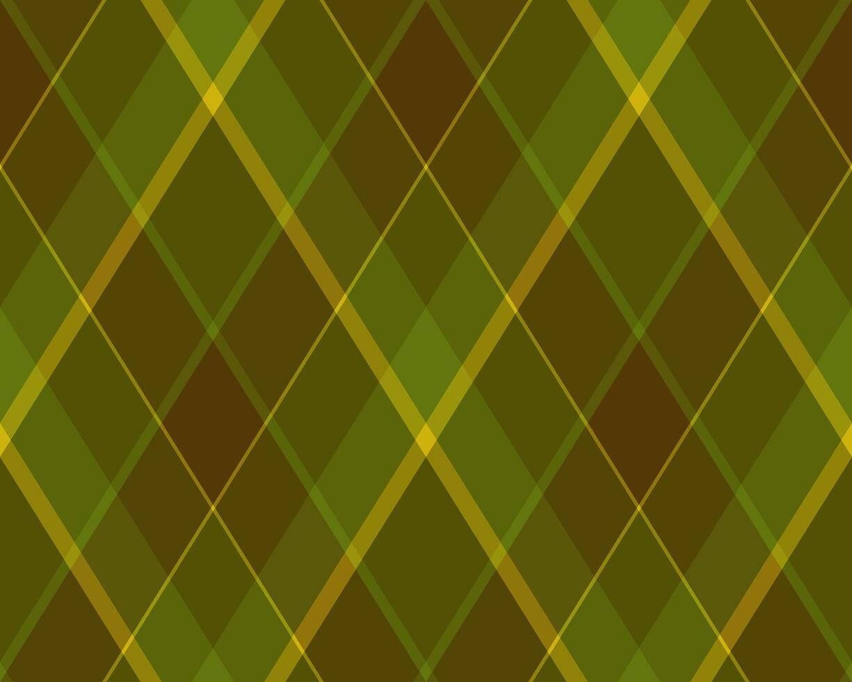 Elegant diagonal plaid pattern in earthy green and brown tones. Perfect for autumnal designs, textile projects, or adding a touch of sophisticated texture to your layouts. vector