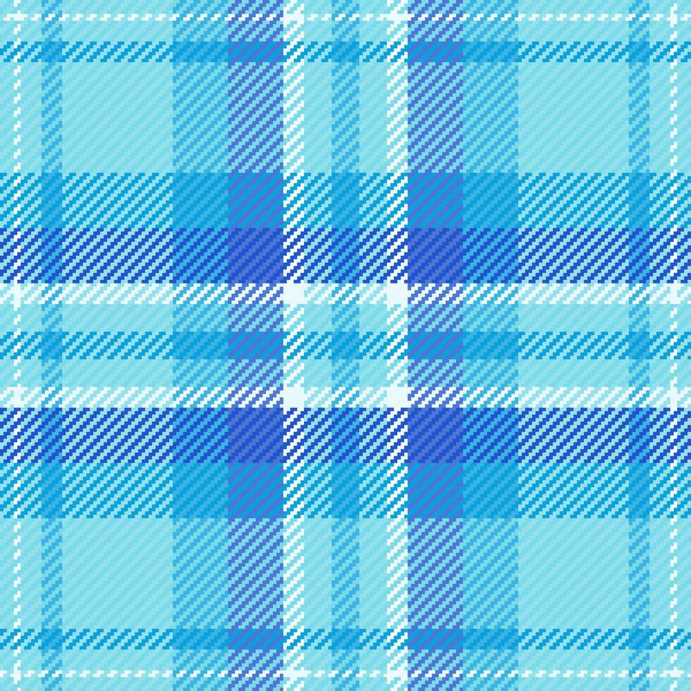 Cool blue and white plaid pattern. Perfect for textile design, fashion, home decor, or website backgrounds. This seamless texture offers a refreshing, modern feel. vector