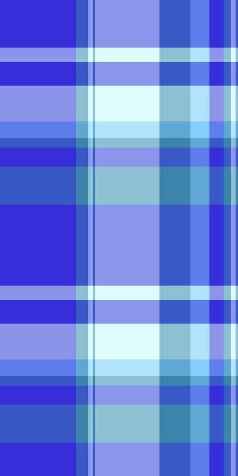 Glamor background fabric tartan, copy space plaid textile pattern. Party texture check seamless in blue and cyan colors. vector