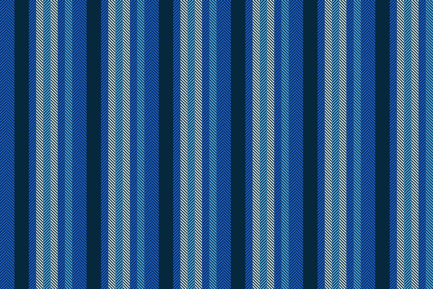 Hndividuality textile background fabric, valentine pattern lines. Ltalian seamless stripe texture vertical in dark and royal azure colors. vector