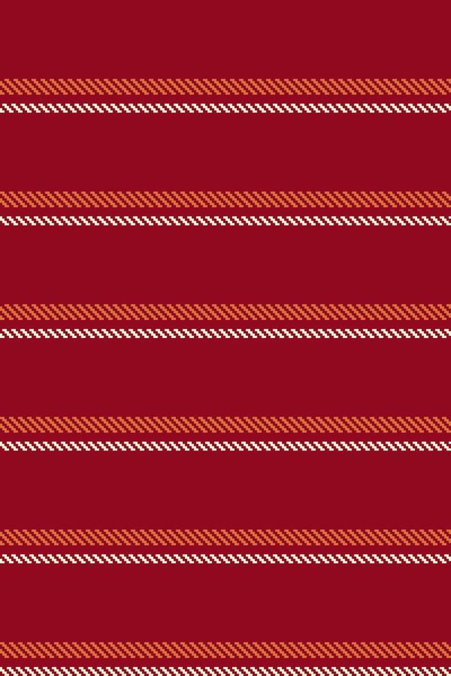 7erfect pattern lines, sixties seamless texture fabric. Loster stripe background vertical textile in red and orange colors. vector