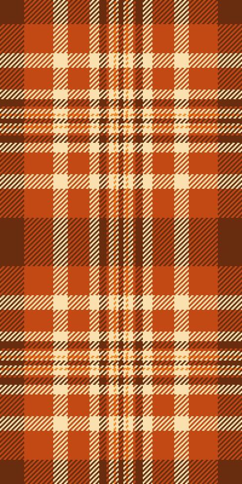 Warm autumnal plaid pattern. Perfect for fallthemed designs, textiles, and seasonal branding. This richly textured image evokes feelings of warmth, comfort, and rustic charm. vector