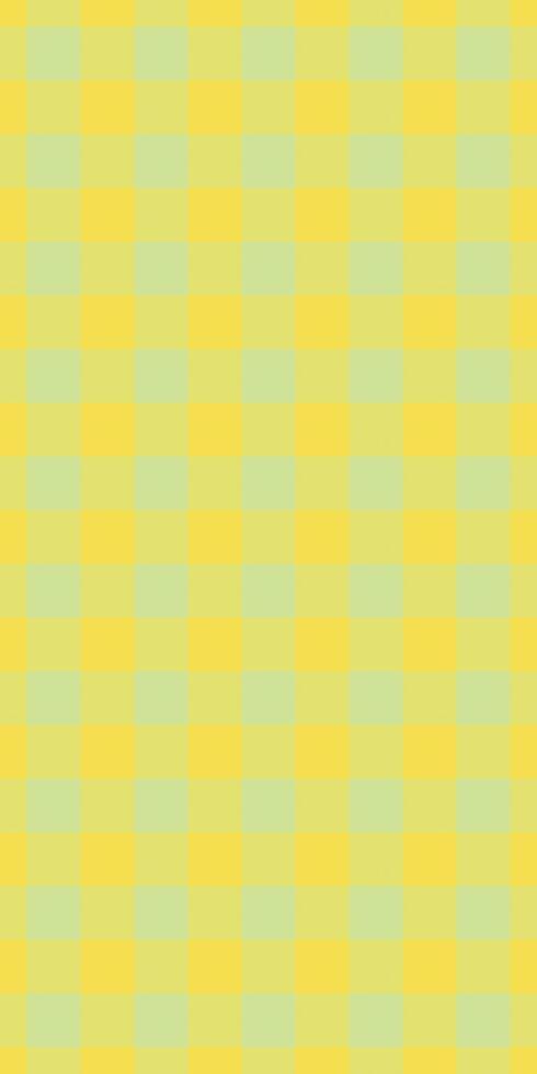 Vibrant yellow and pastel green checkered pattern. Perfect for backgrounds, websites, textiles, and playful designs. vector