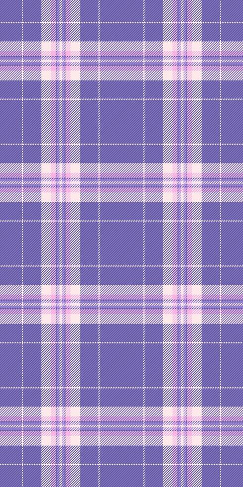 Elegant purple and pink plaid pattern. Perfect for textile design, fashion, website backgrounds, or stationery. This soft, textured design evokes feelings of comfort and style. vector