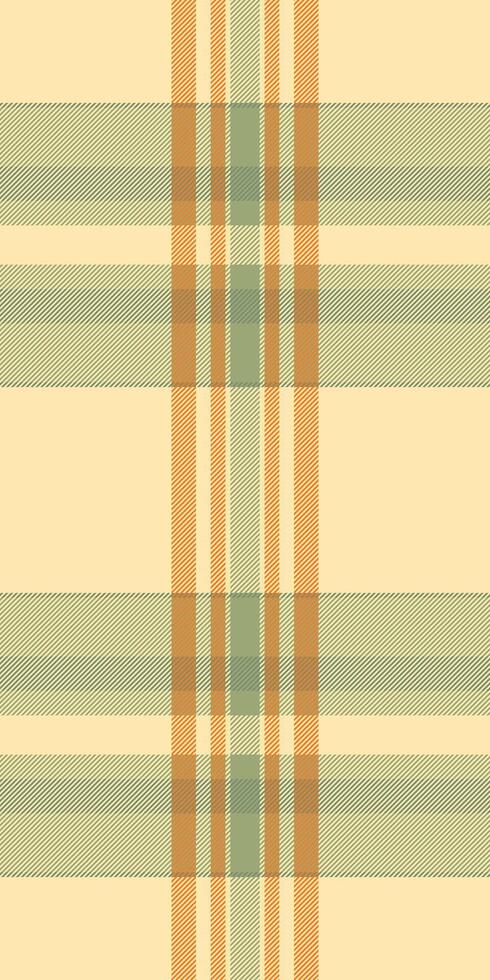 Contour seamless tartan, checker textile texture check. Sexual pattern fabric plaid background in pastel and moccasin colors. vector