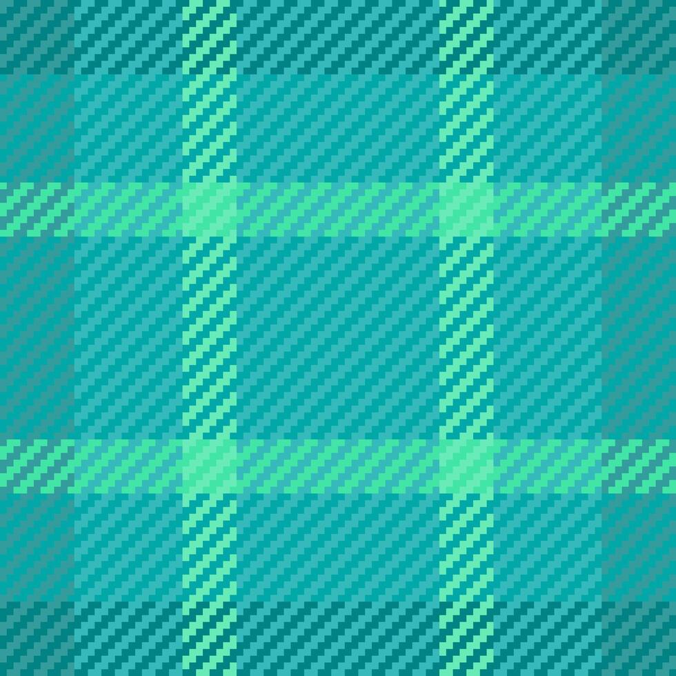 Seamless teal and mint green plaid pattern. Perfect for textile design, fashion, or website backgrounds. This vibrant, textured image evokes feelings of freshness and tranquility. vector