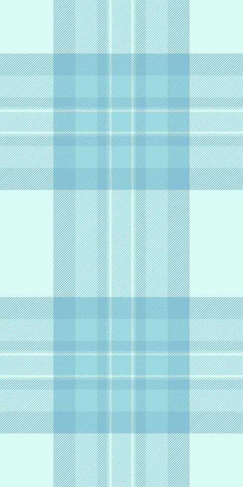 Serene pastel blue plaid pattern. Perfect for textile design, website backgrounds, or crafting projects. Subtle texture and calming color palette evoke feelings of tranquility and peace. vector