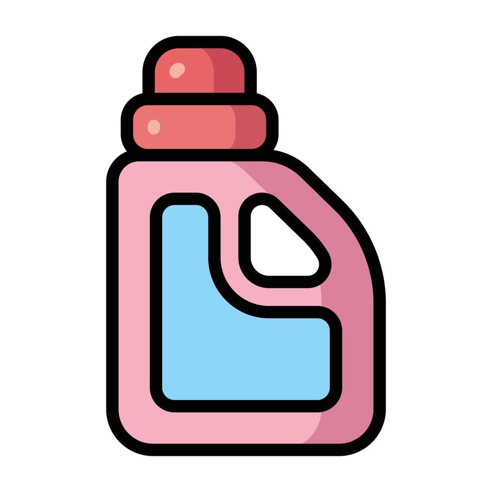 Simple Detergent colorful icon. The icon can be used for websites, print templates, presentation templates, illustrations, etc vector