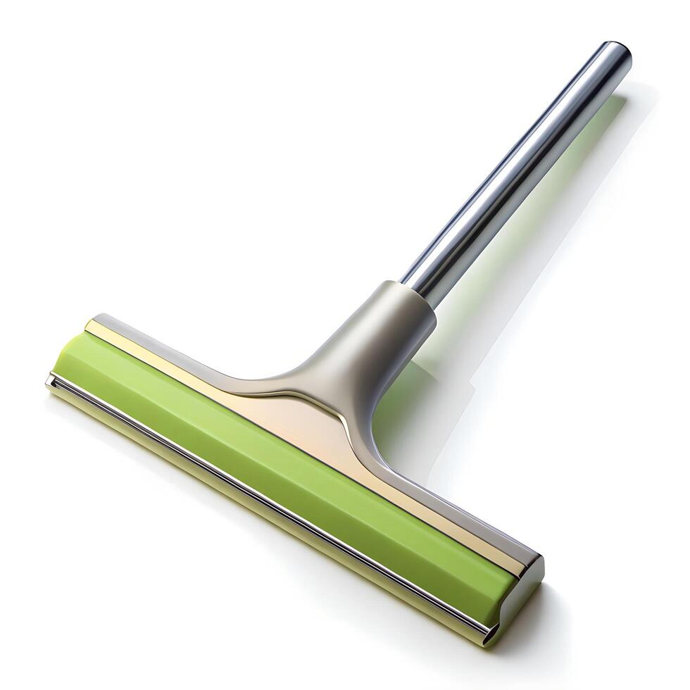 Squeegee Photo on White Background