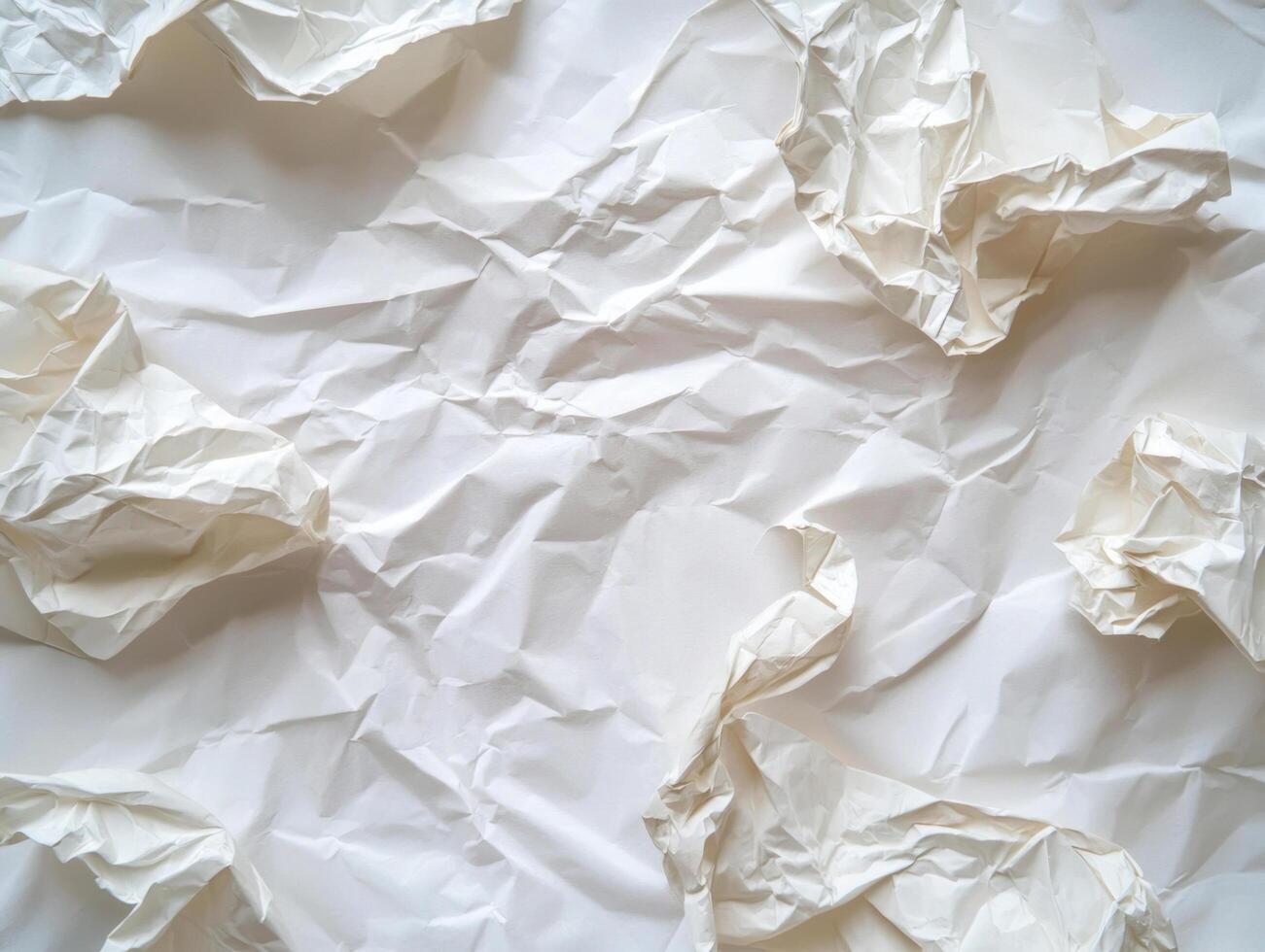 crumpled paper background with copy space photo